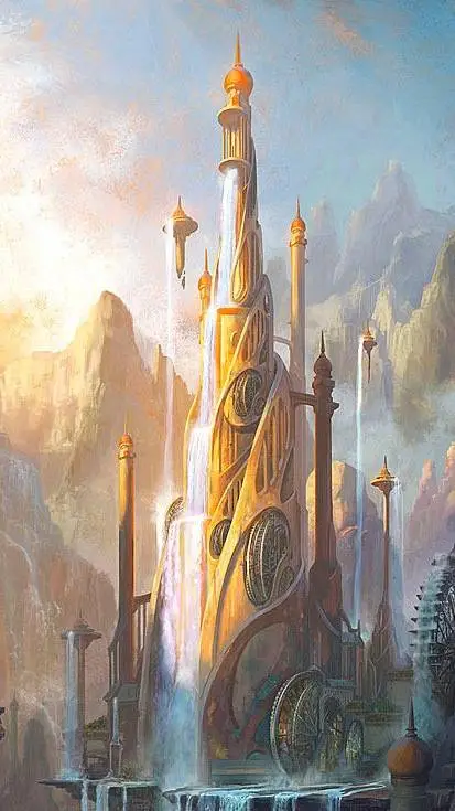 ai character: genshin Impact background