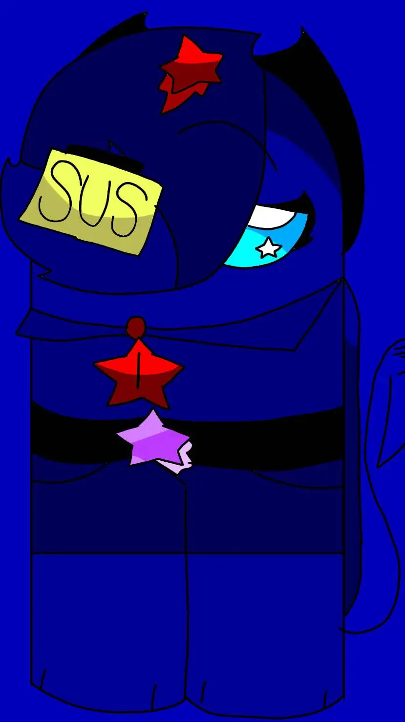 ai character: Darkblue  background