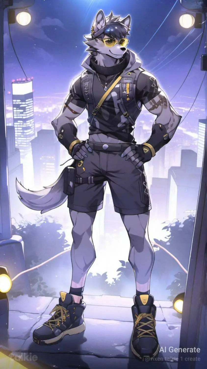 ai character: Jackson Fangs background