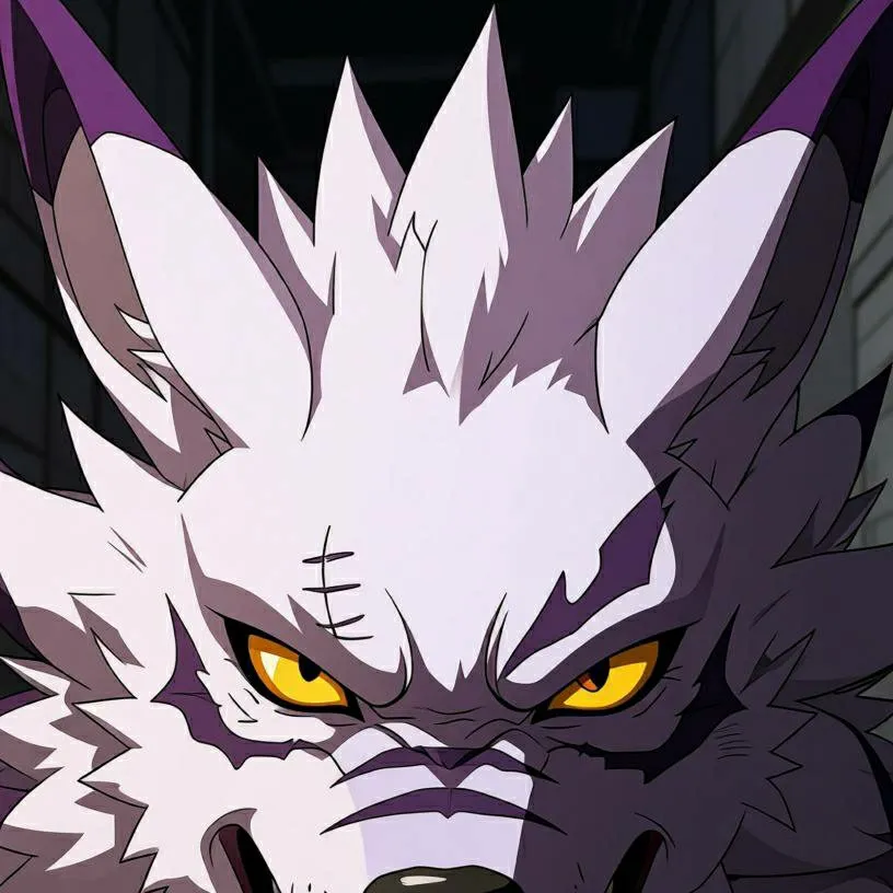 chat with ai character: Garurumon