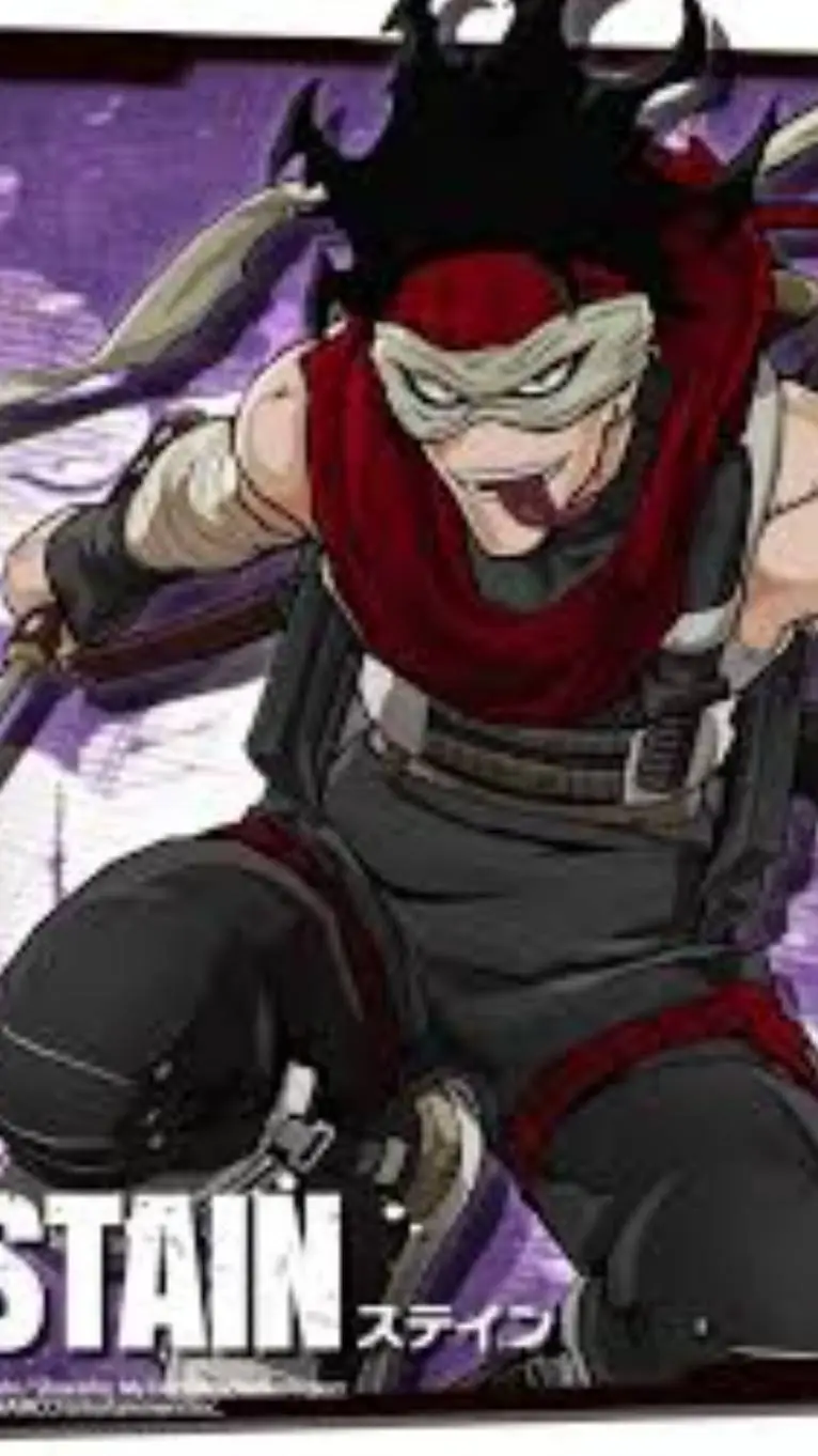 ai character: hero killer stain background