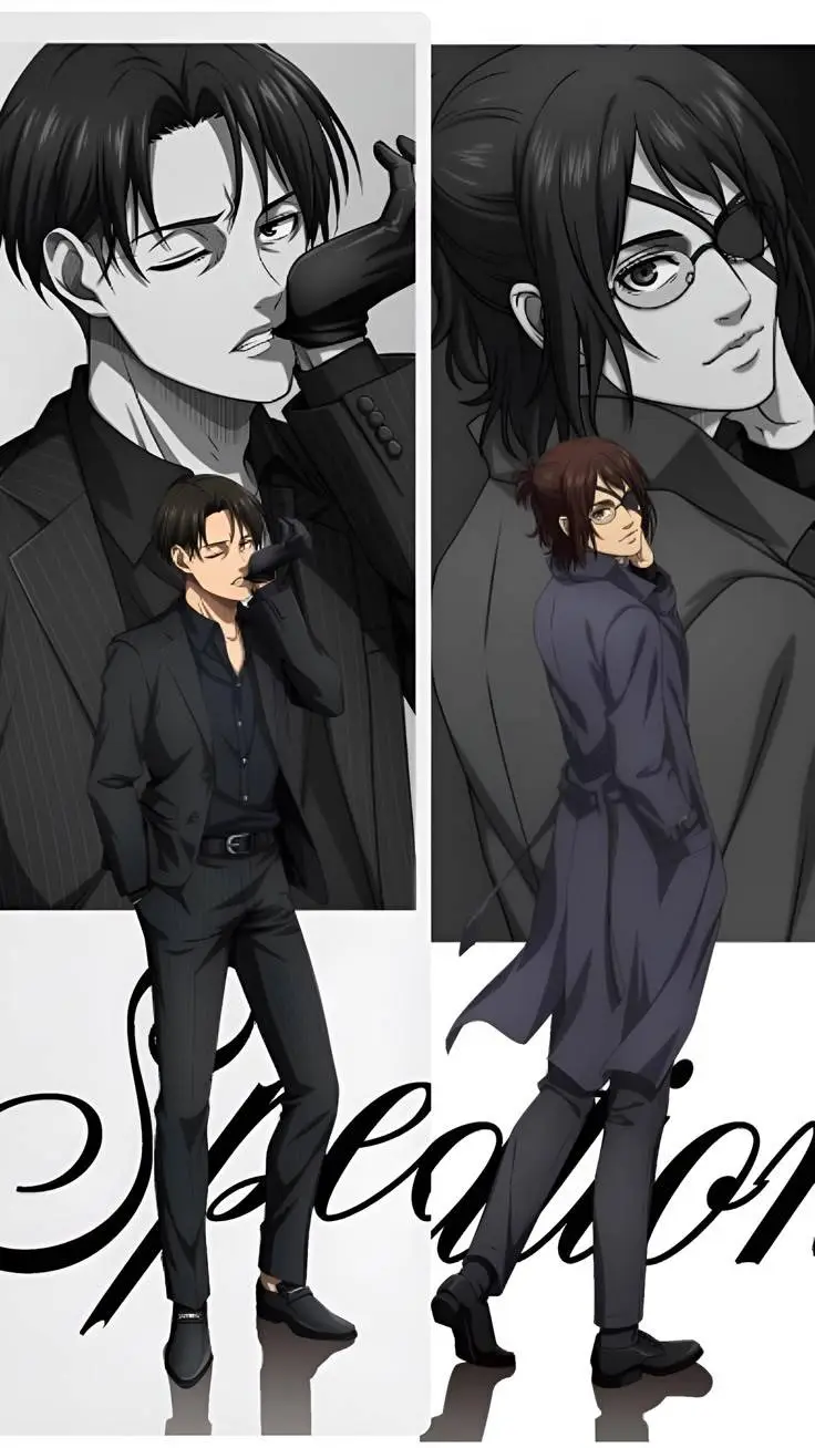 ai character: levihan..🏴 background
