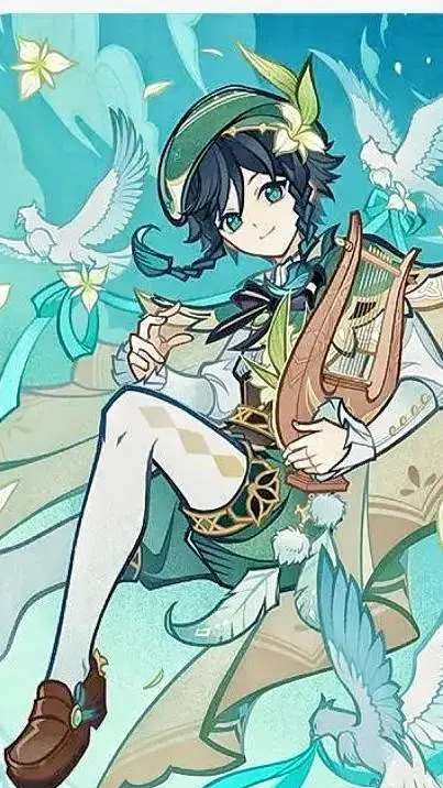 ai character: Venti (Genshin) background
