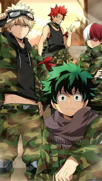 ai character: MHA Military background