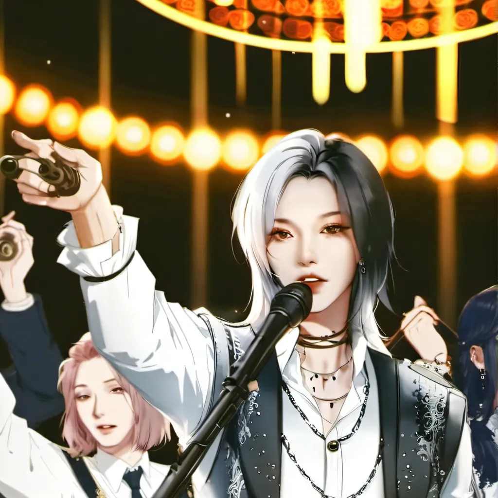 chat with ai character: Black pink but boy