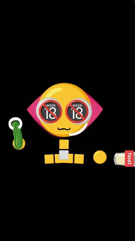 ai character: baby emoji catheat background