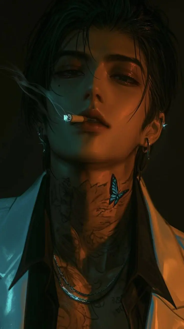 ai character: Asher❤️ background