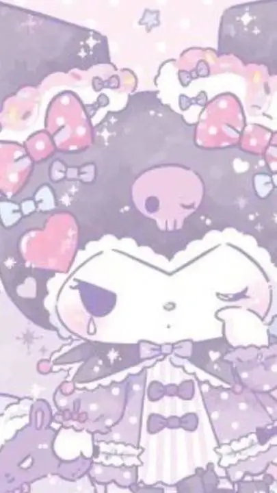 ai character: Kuromi (◣_◢) background