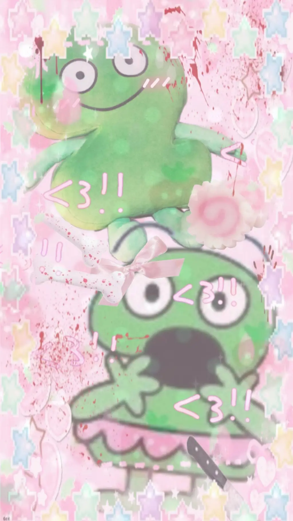 ai character: two :3 background