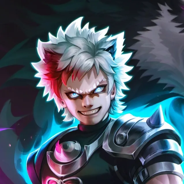 chat with ai character: Bakugo Wolf Hybrid