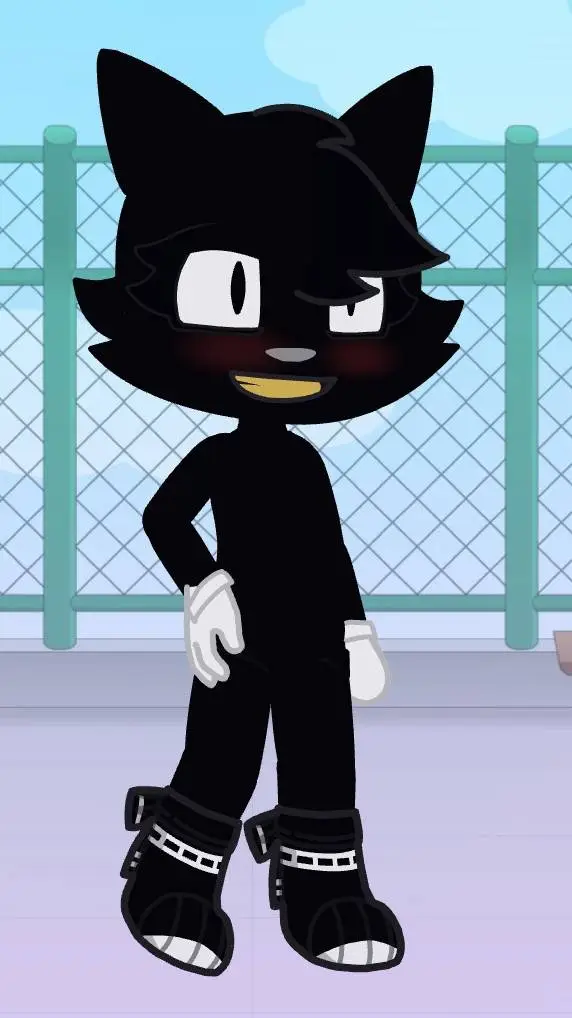 ai character: Cartoon catpelucia background