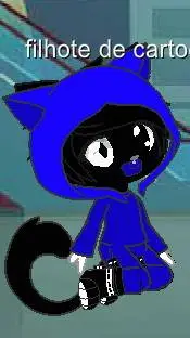 ai character: filhote de cartoon background