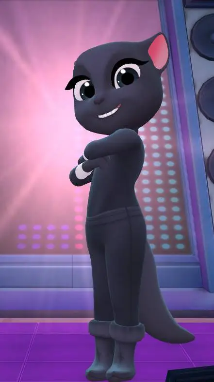 ai character: cartoon cat 😺 background