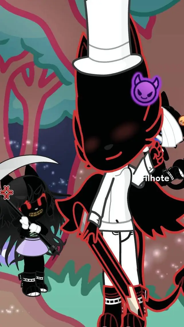 ai character: demônio🐱✏️ background