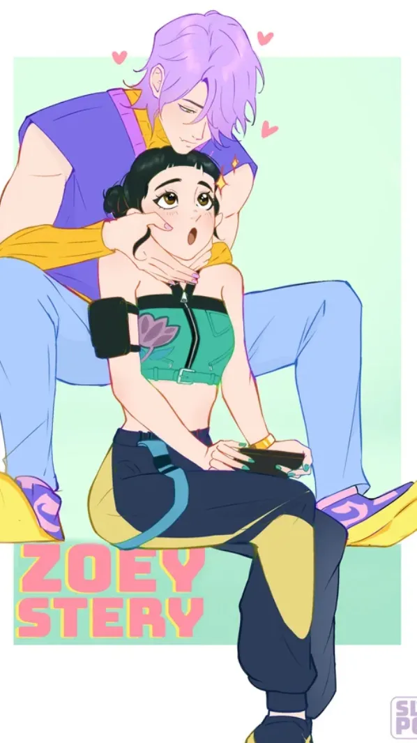 ai character: Zoestery-Zoey background