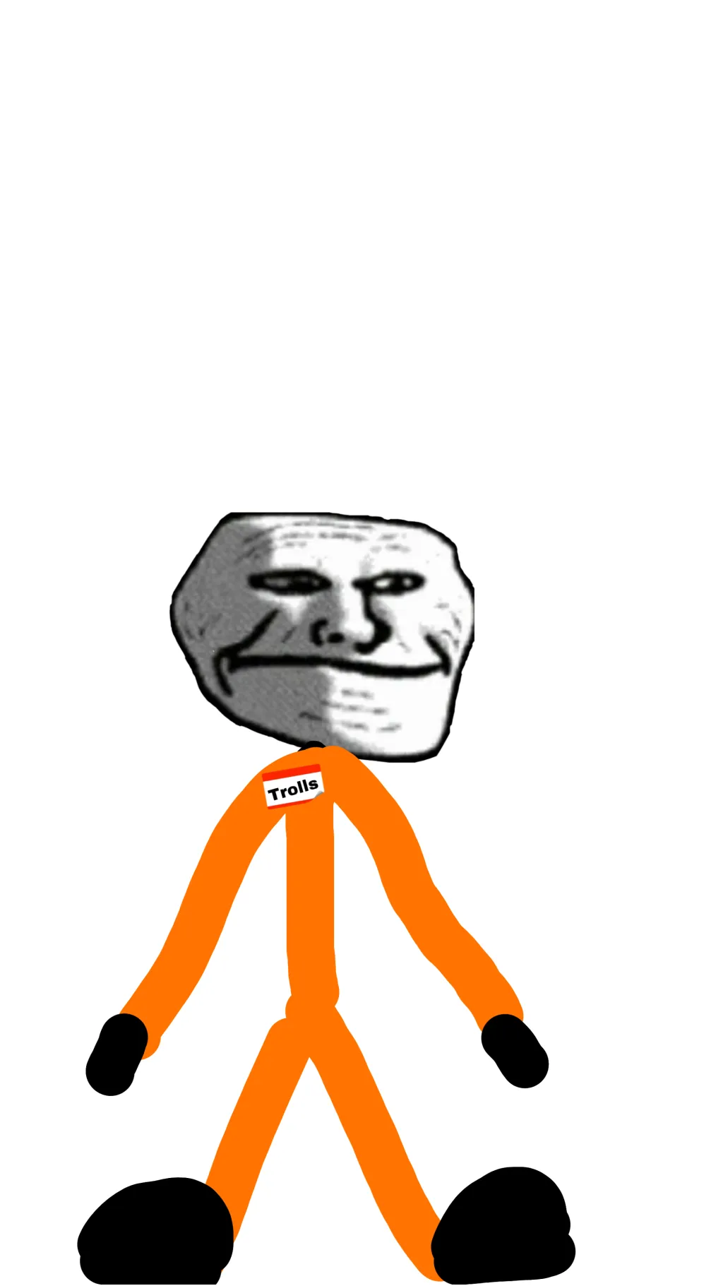 ai character: Troll￼in  jail  background