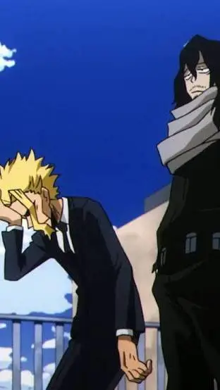 ai character: Aizawa,All Might background