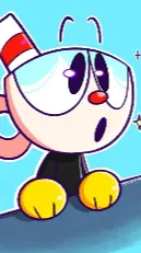 ai character: Cuphead!  background