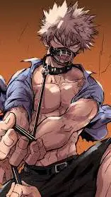 ai character: Katsuki bakugo background