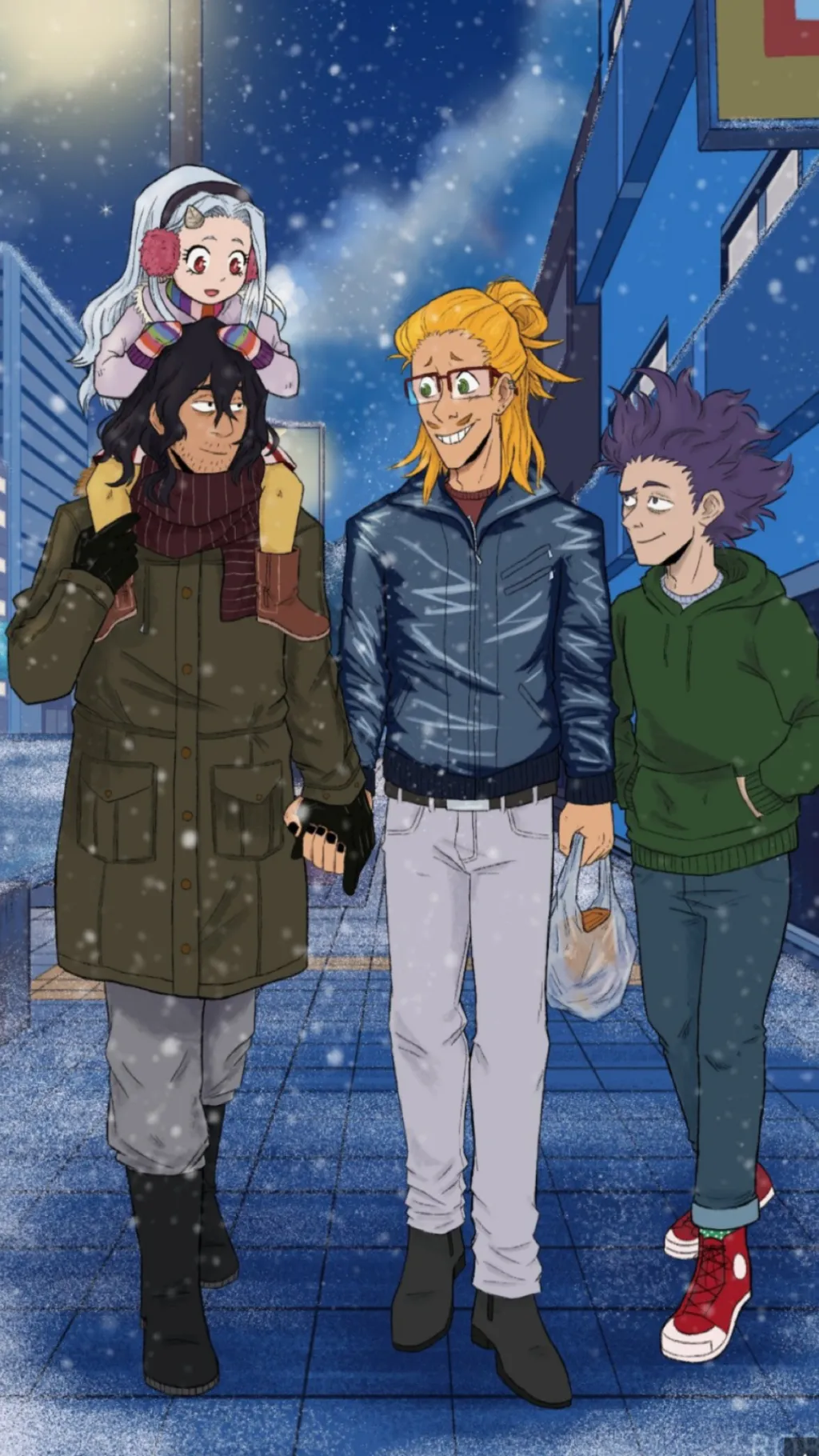 ai character: Erasermic fam(trip background
