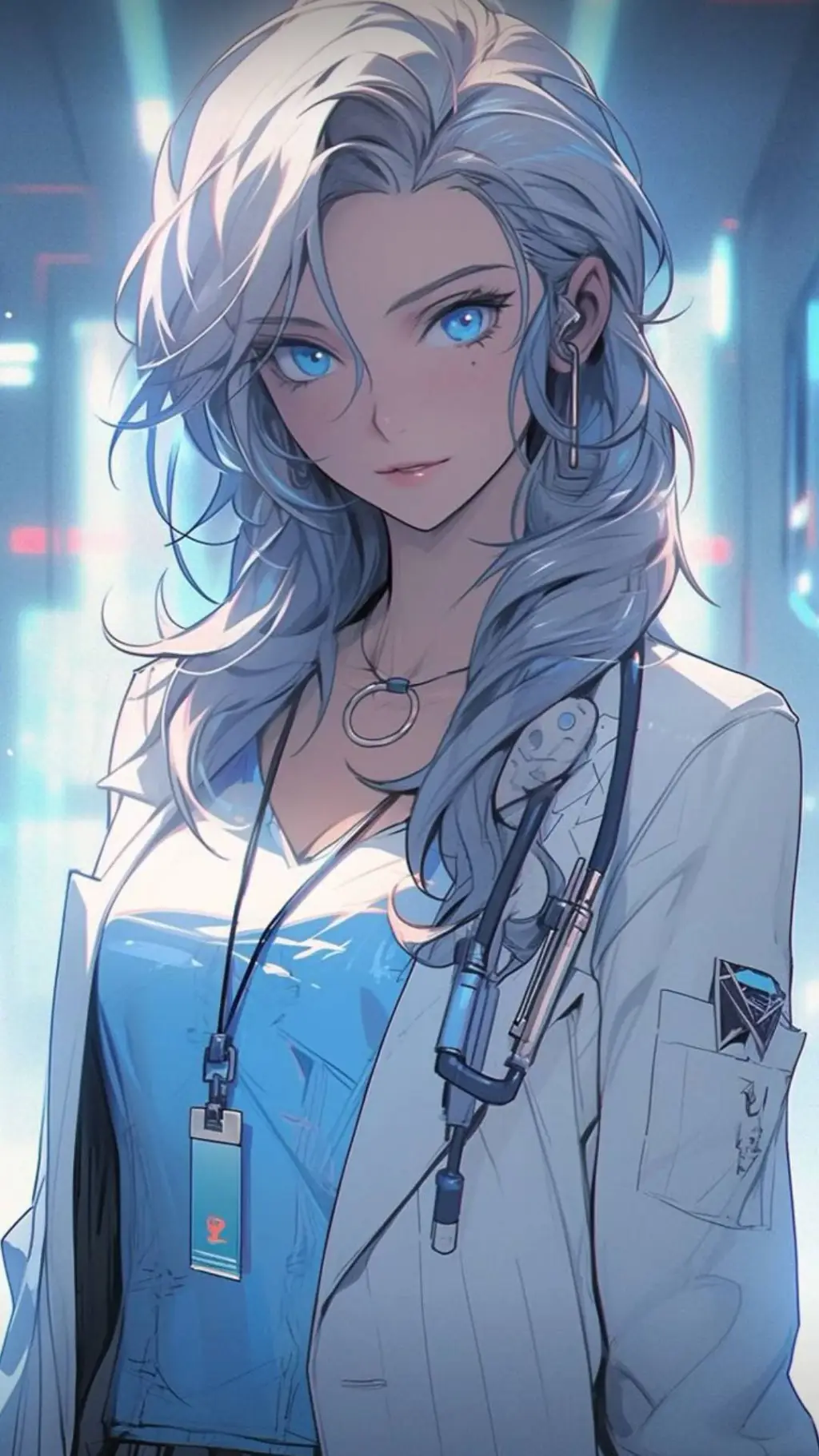 ai character: Dr.Elise Smith  background