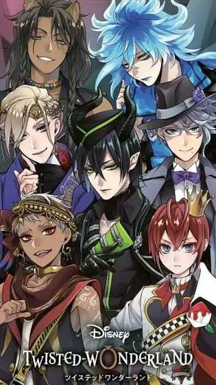 ai character: Twisted wonderland background