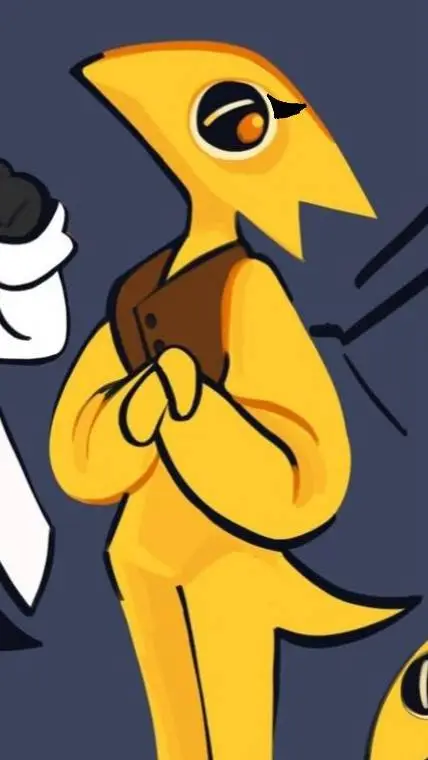 ai character: Yellow  background