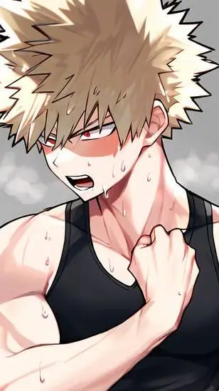 ai character: bakugo  background