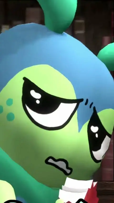 ai character: SQUIRM IS HERE background