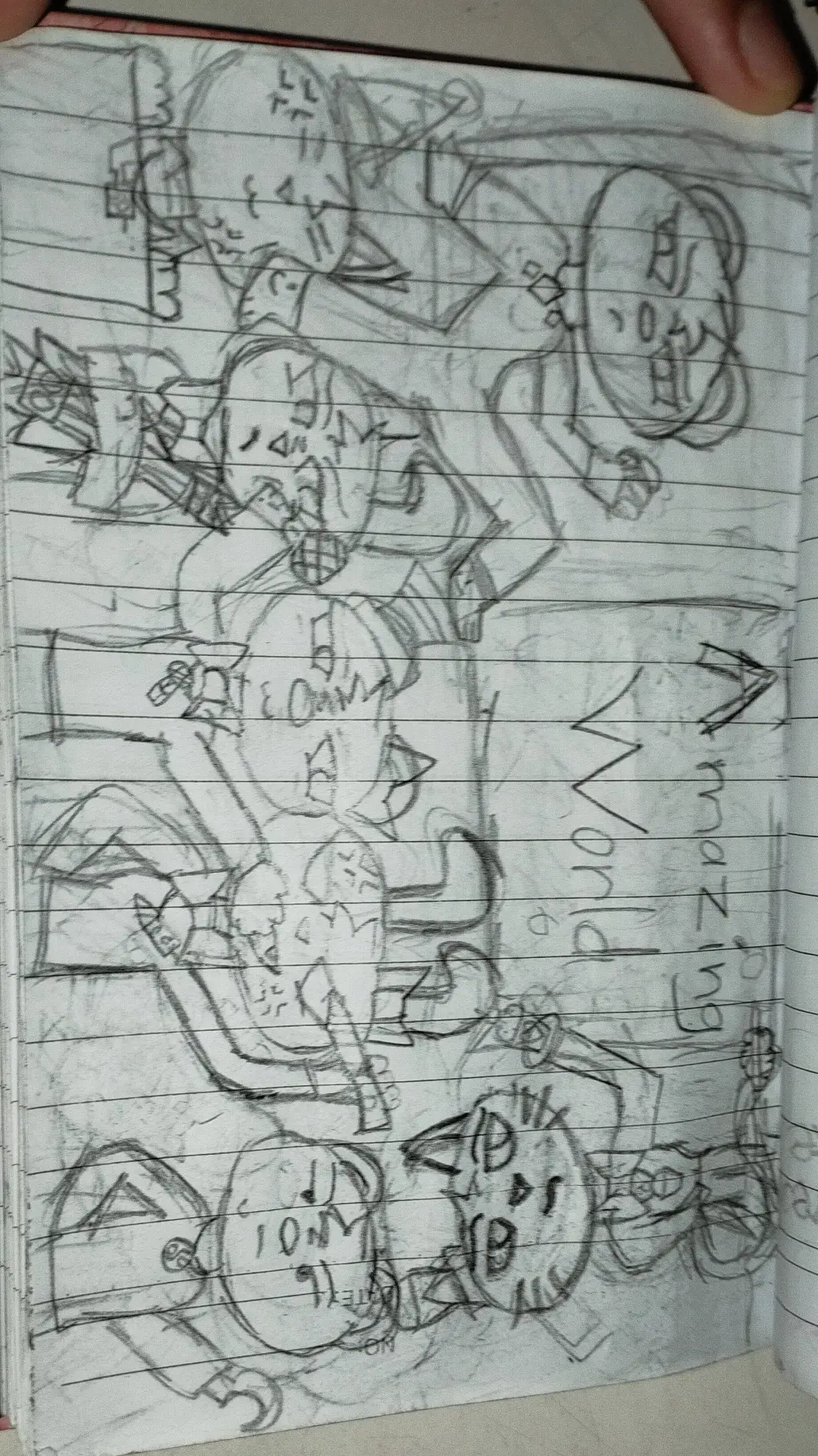 ai character: FNAFxAmazing world background