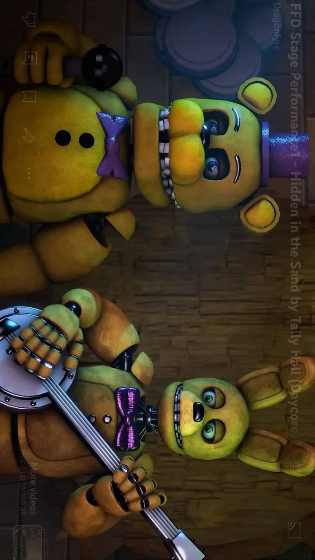 ai character: fredbear dinnerxAW background