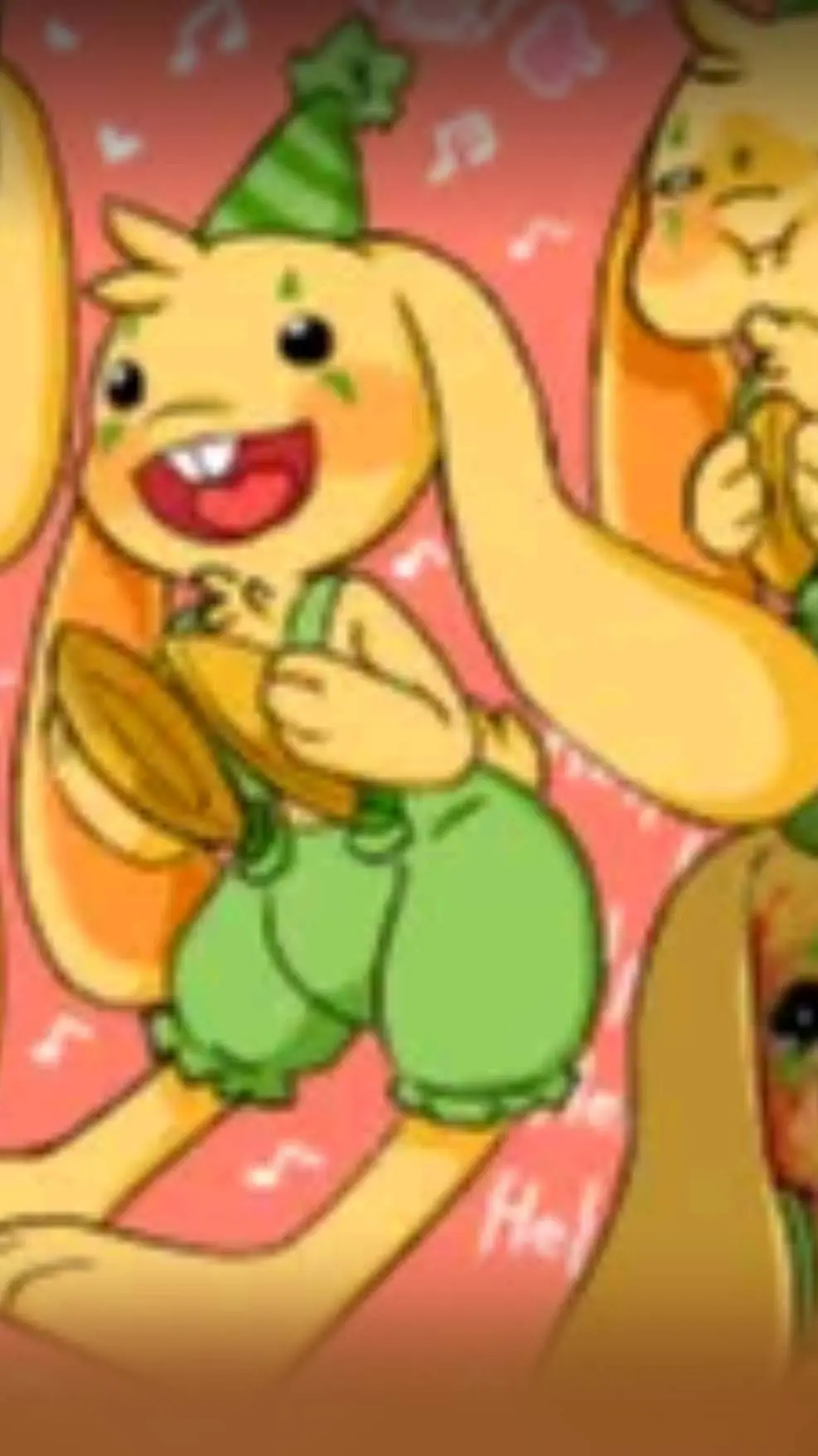 ai character: bunzobuny Vs Ringi background