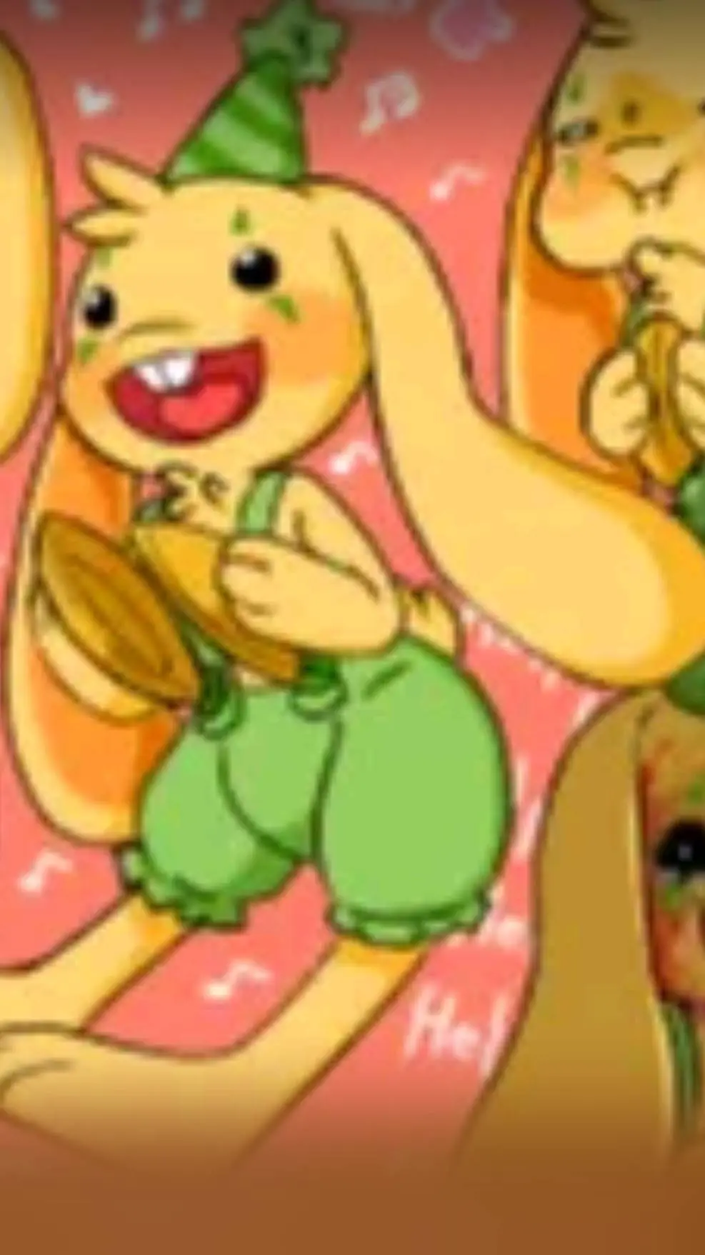 ai character: Bunzo buny x Ringi background