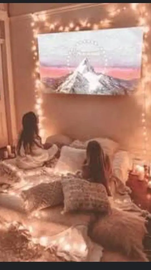 ai character: SLEEPOVER background