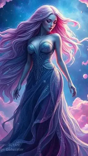 ai character: Goddes Vix background