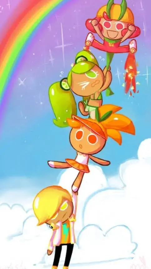 ai character: The Citrus squad!! background