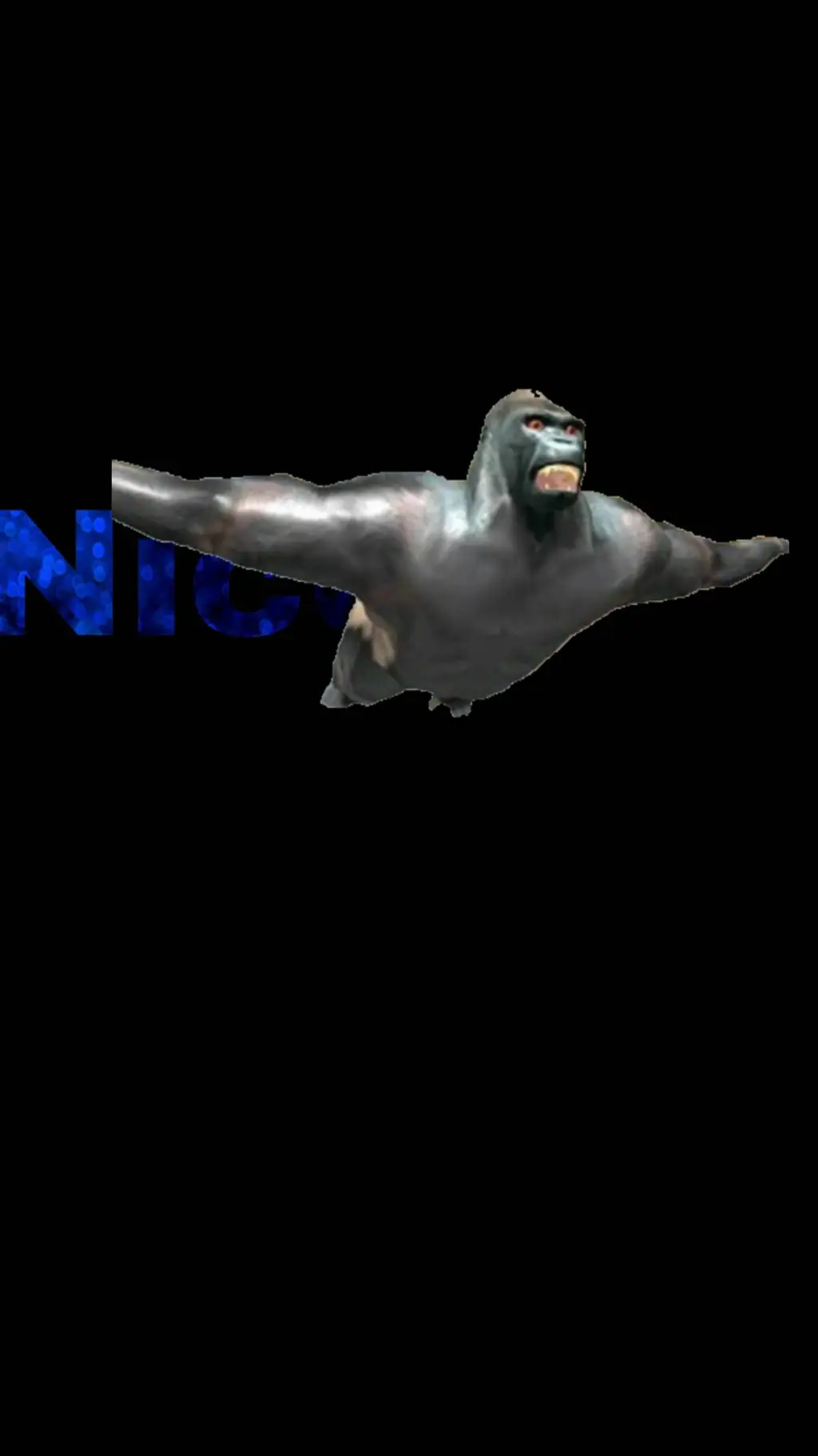 ai character: Doc Flying Gorilla background