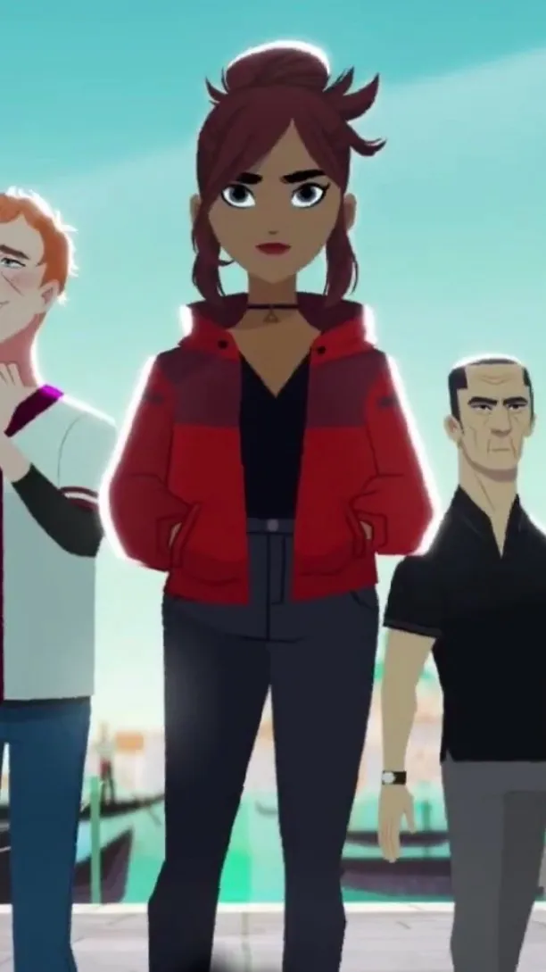 ai character: Carmen Sandiego background