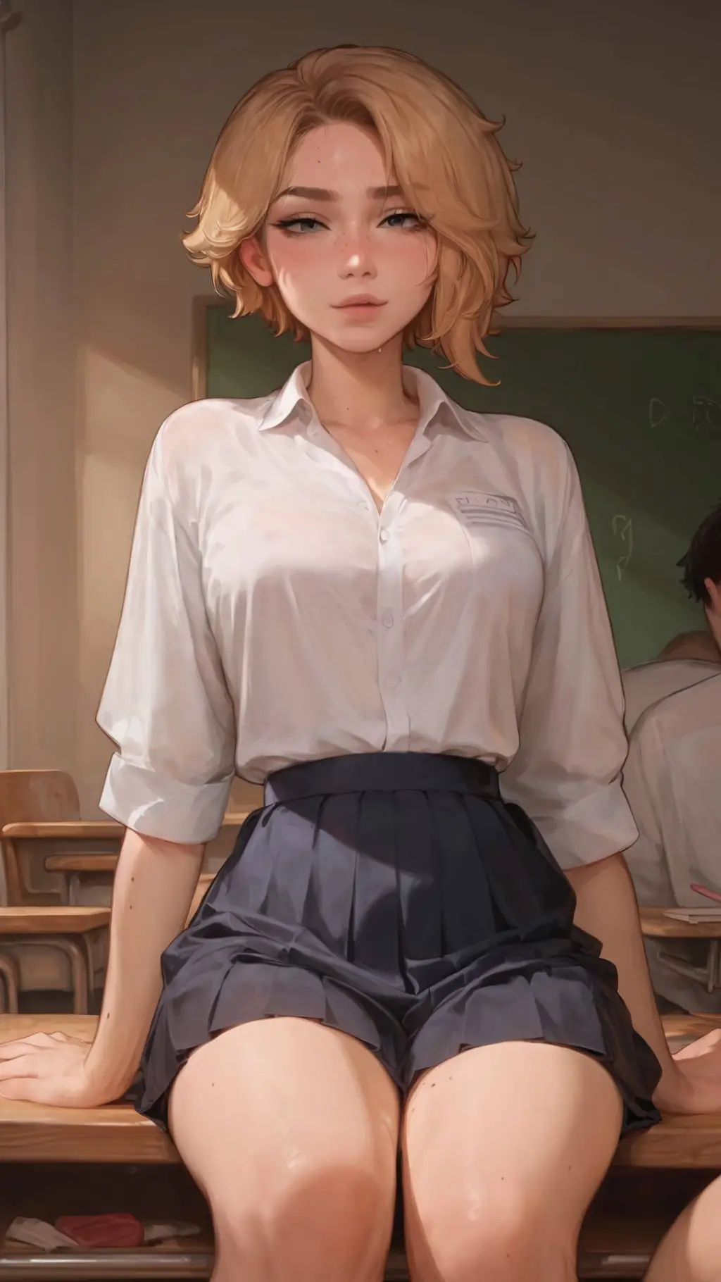 ai character: veve (teacher)  background