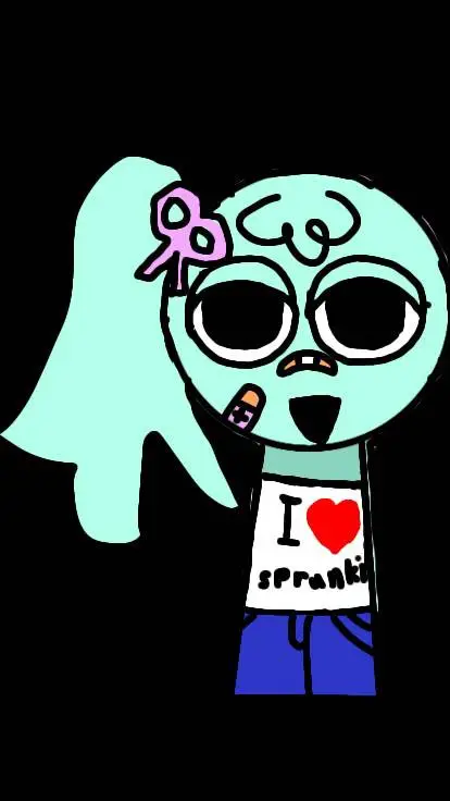 ai character: spunki but 5 lost background