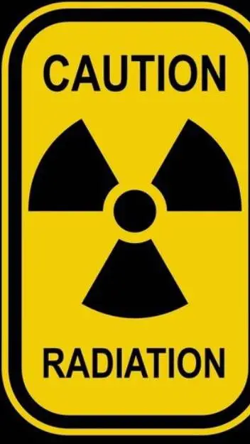 ai character: nuclear sign background