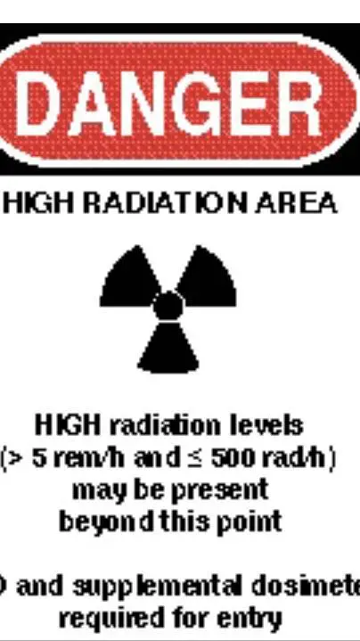 ai character: nuclear sign background