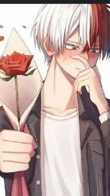 ai character: shoto todoroki  background