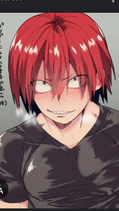 ai character: kirishima  background