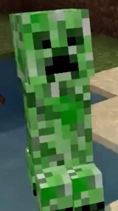 ai character: Creeper  background