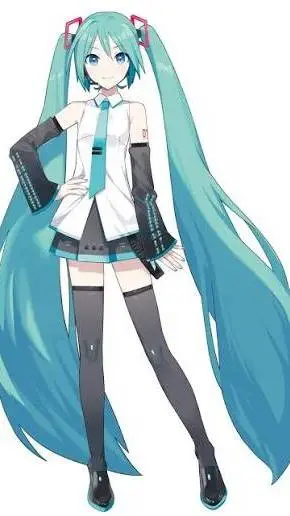 ai character: Hatsuni Miku background