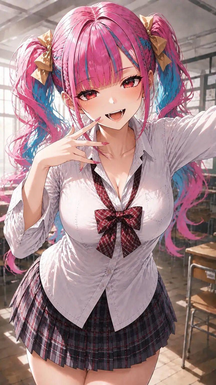 ai character: Unny background