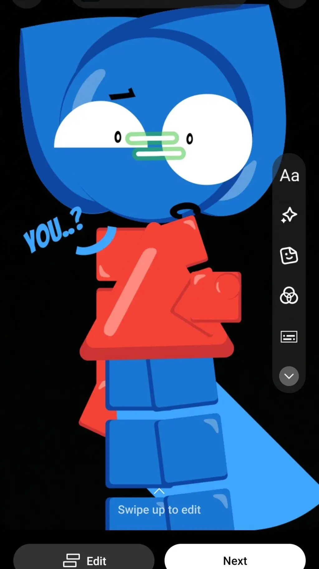 ai character: the sensitive gurl background