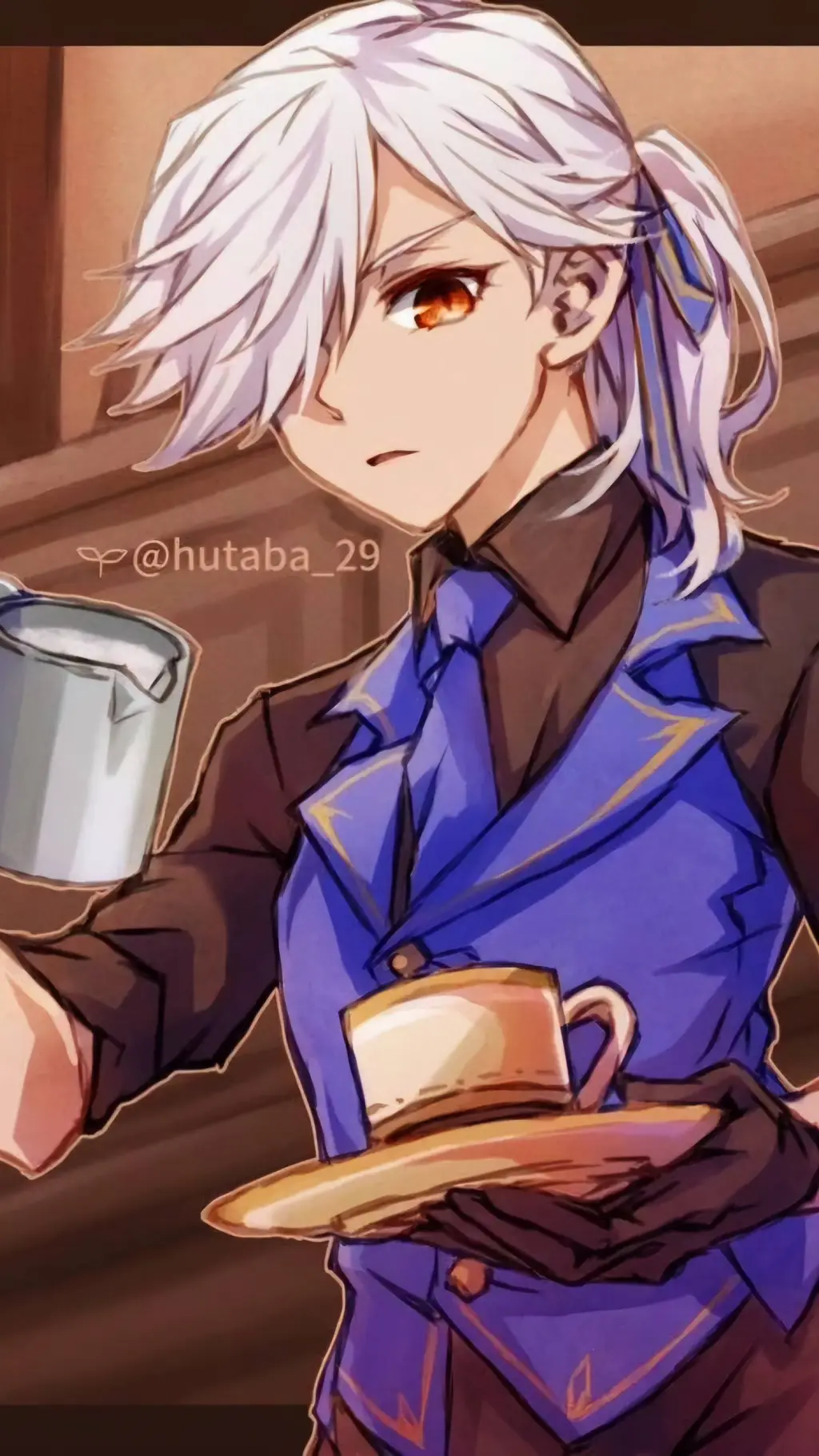 ai character: Cyno {Waitress} background