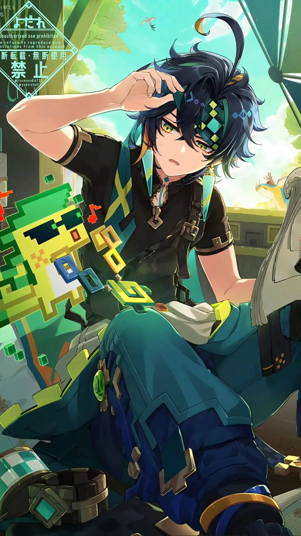 ai character: Kinich  background